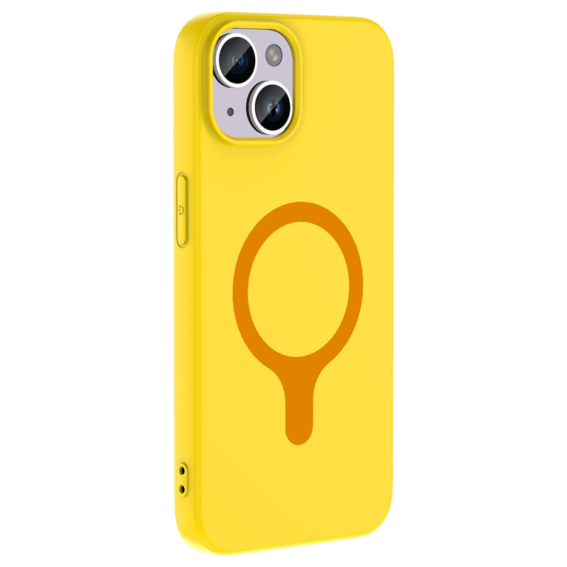 Apple iPhone 14 Case M-Safe Charging Feature Zore Aris Silicone Cover - 36