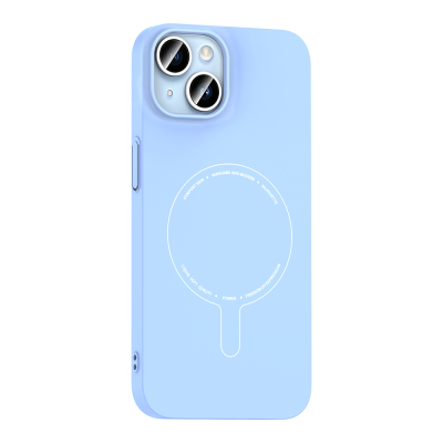 Apple iPhone 14 Case M-Safe with Charging Feature and Camera Protection - Zore Elio Hard PC Cover - 9