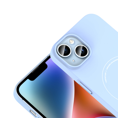 Apple iPhone 14 Case M-Safe with Charging Feature and Camera Protection - Zore Elio Hard PC Cover - 10