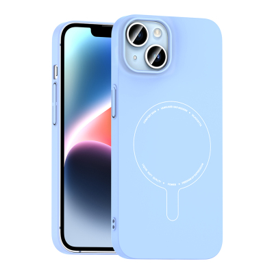 Apple iPhone 14 Case M-Safe with Charging Feature and Camera Protection - Zore Elio Hard PC Cover - 8