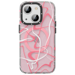 Apple iPhone 14 Case Magsafe Charge Youngkit Water-Ink Series Cover - 2