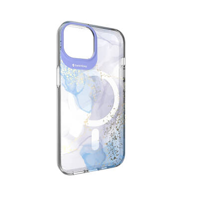 Apple iPhone 14 Case Magsafe Charging Feature Double IMD Printed Licensed Switcheasy Artist-M Veil Cover - 4
