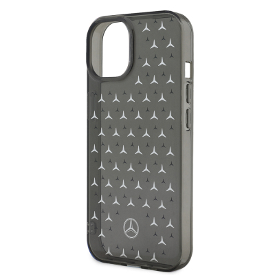 Apple iPhone 14 Case Mercedes Benz Dual Layer Star Pattern Design Cover - 15