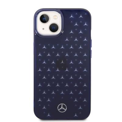 Apple iPhone 14 Case Mercedes Benz Transparent Star Design Cover - 3