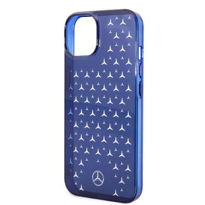 Apple iPhone 14 Case Mercedes Benz Transparent Star Design Cover - 5