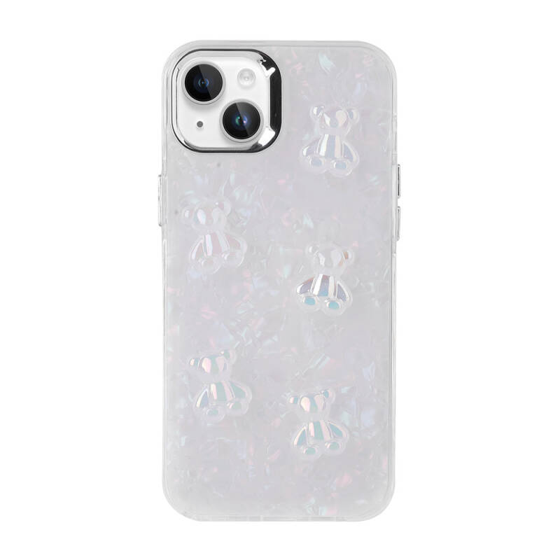 Apple iPhone 14 Case Relief Figured Shiny Zore Eralli Silicone Cover - 4