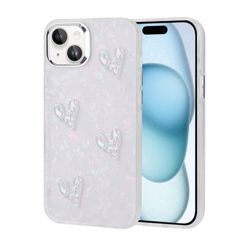 Apple iPhone 14 Case Relief Figured Shiny Zore Eralli Silicone Cover - 1