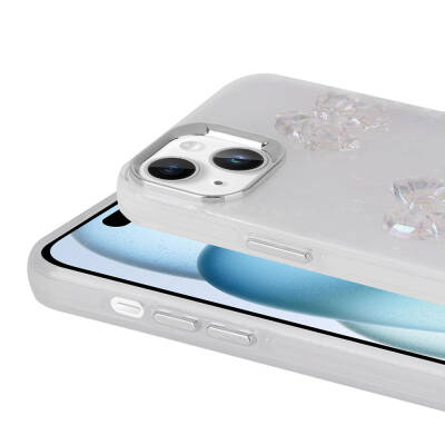 Apple iPhone 14 Case Relief Figured Shiny Zore Eralli Silicone Cover - 11