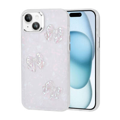 Apple iPhone 14 Case Relief Figured Shiny Zore Eralli Silicone Cover - 9