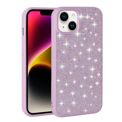 Apple iPhone 14 Case Shiny Stone Design Zore Diamond Cover - 1