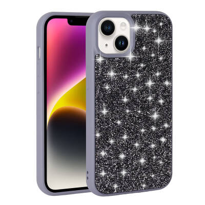 Apple iPhone 14 Case Shiny Stone Design Zore Diamond Cover - 3