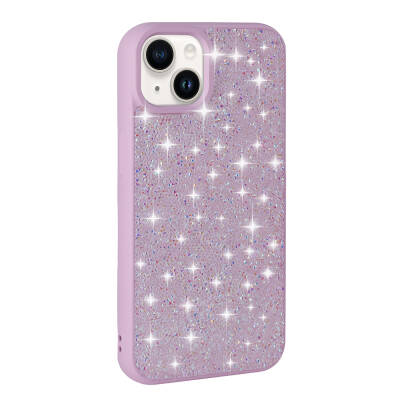 Apple iPhone 14 Case Shiny Stone Design Zore Diamond Cover - 13