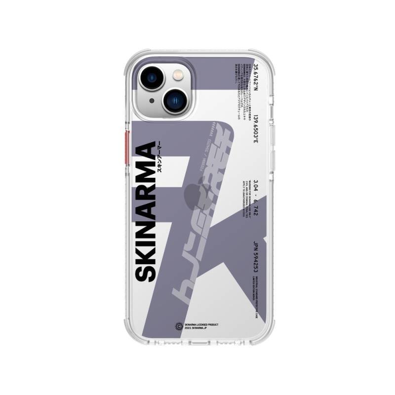 Apple iPhone 14 Case SkinArma Transparent Airbag Design Raku Cover - 2