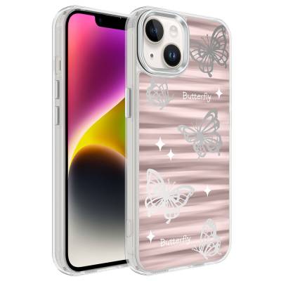 Apple iPhone 14 Case With Airbag Shiny Design Zore Mimbo Cover - 4