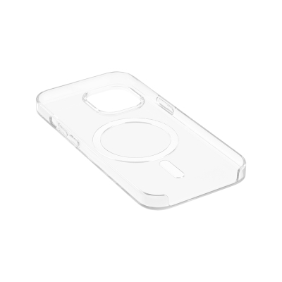 Apple iPhone 14 Case with IC Chip, Zore Wireless Charging, Transparent Original Cover - 2