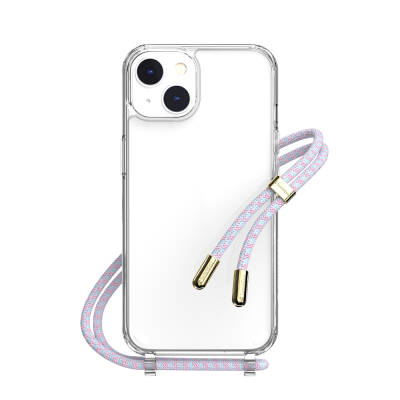 Apple iPhone 14 Case with Neck Strap, Anti-Shock, Transparent, Licensed Switcheasy Play Cover - 1