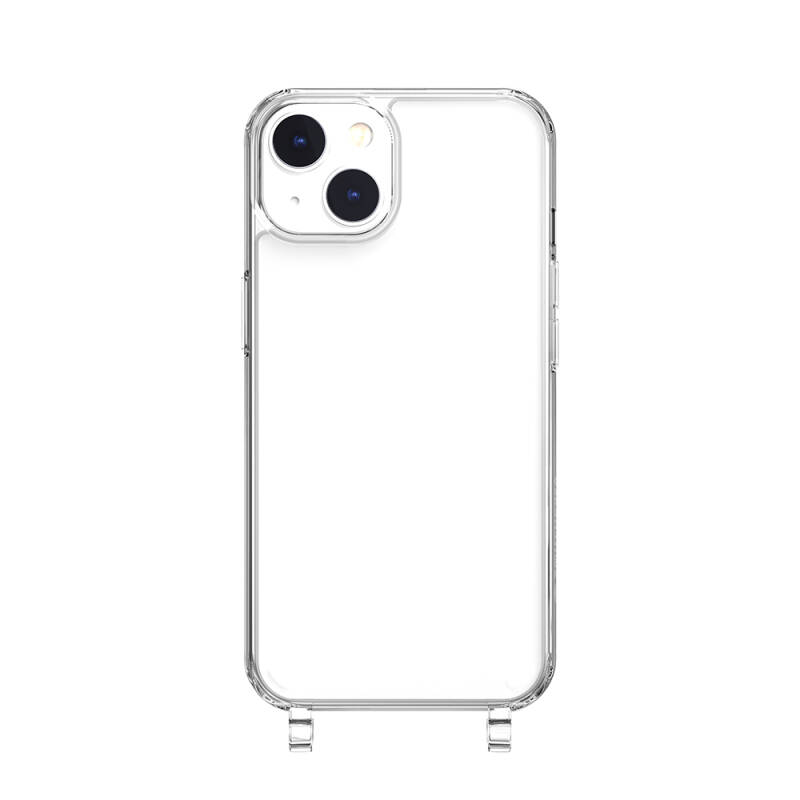 Apple iPhone 14 Case with Neck Strap, Anti-Shock, Transparent, Licensed Switcheasy Play Cover - 5