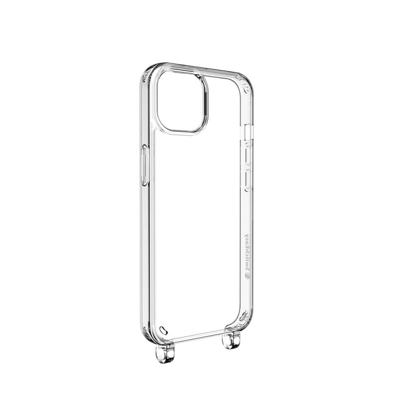 Apple iPhone 14 Case with Neck Strap, Anti-Shock, Transparent, Licensed Switcheasy Play Cover - 6