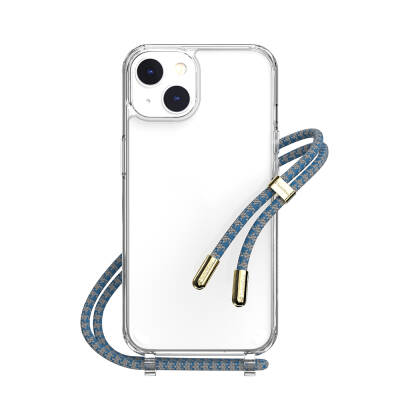 Apple iPhone 14 Case with Neck Strap, Anti-Shock, Transparent, Licensed Switcheasy Play Cover - 4