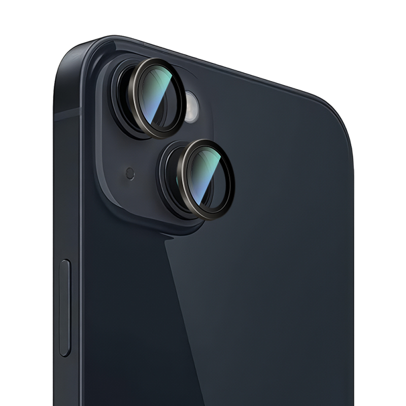 Apple iPhone 14 CaseWorld Alloy Serisi Oleofobik Anti Reflective Kamera Lens Koruyucu - 5