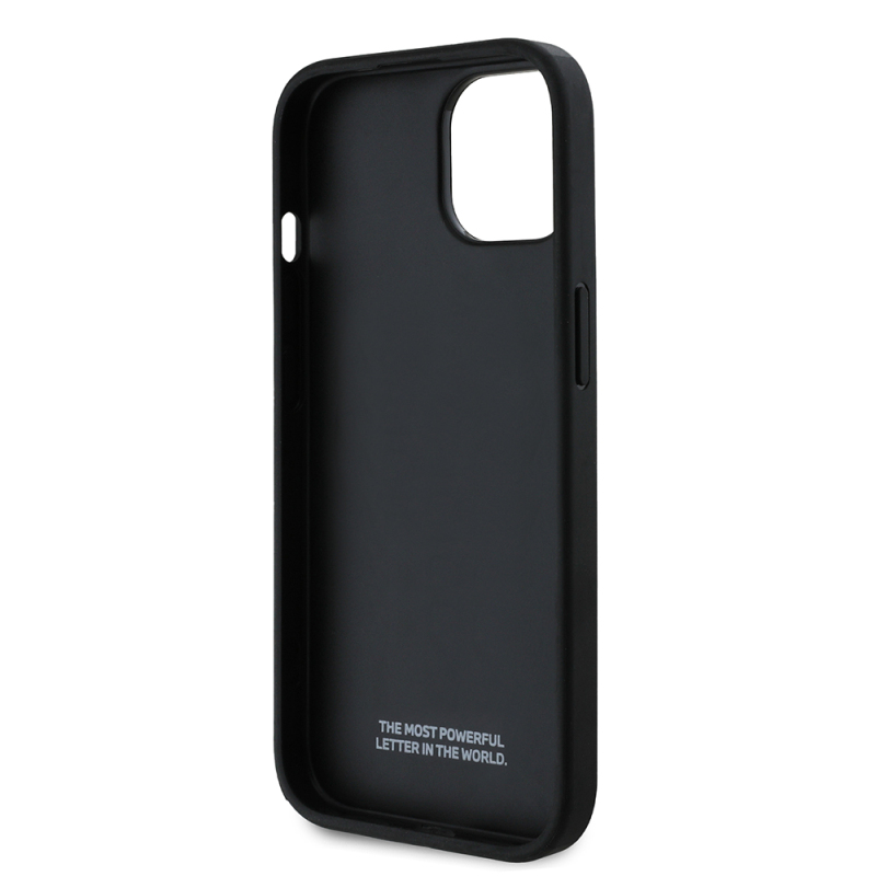 Apple iPhone 14 Kılıf BMW Orjinal Lisanslı Karbon Fiber Tasarımlı ve Metal Logolu PU Deri Kapak - 8