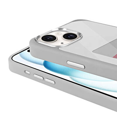 Apple iPhone 14 Kılıf Ekranı Yansıtan Zore Akıllı NFC Kapak - 6