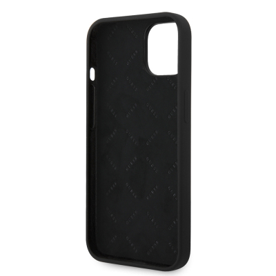 Apple iPhone 14 Kılıf Guess Orjinal Lisanslı Yazı ve Taşlı 4G Logolu Silikon Kapak - 8
