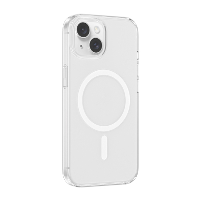 Apple iPhone 14 Kılıf IC Çipli Zore Wireless Şarj Özellikli Şeffaf Orjin Kapak - 3