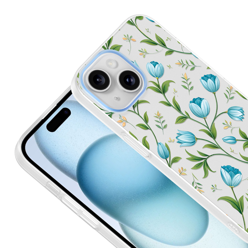 Apple iPhone 14 Kılıf Kamera Korumalı Desenli Zore Klip Kapak - 12