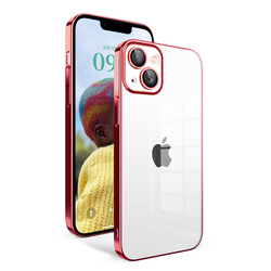 Apple iPhone 14 Kılıf Kamera Korumalı Renkli Çerçeveli Zore Garaj Kapak - 1