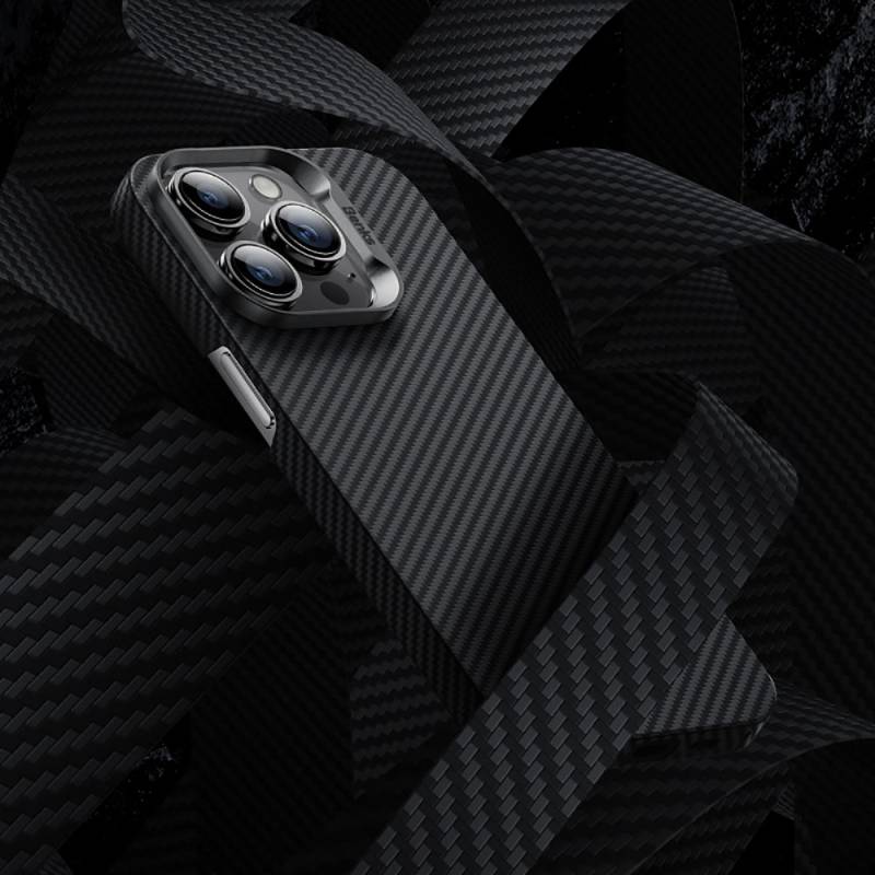 Apple iPhone 14 Kılıf Karbon Fiber Benks 600D Essential Kevlar Kapak - 4