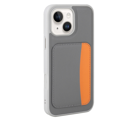 Apple iPhone 14 Kılıf Kartlıklı Zore X-Kart Silikon Kapak - 7