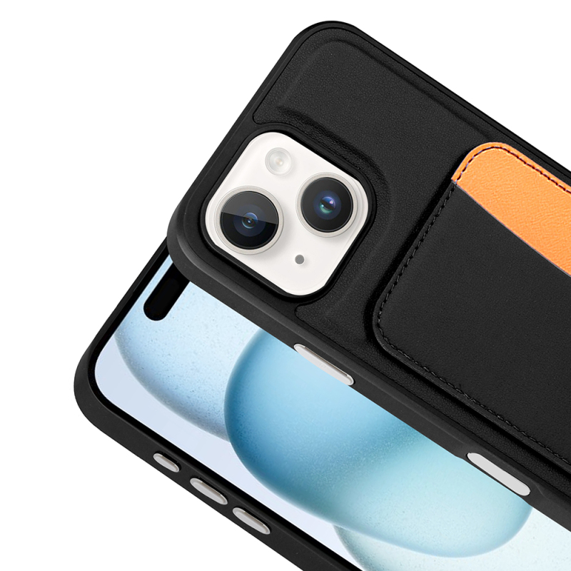 Apple iPhone 14 Kılıf Kartlıklı Zore X-Kart Silikon Kapak - 12