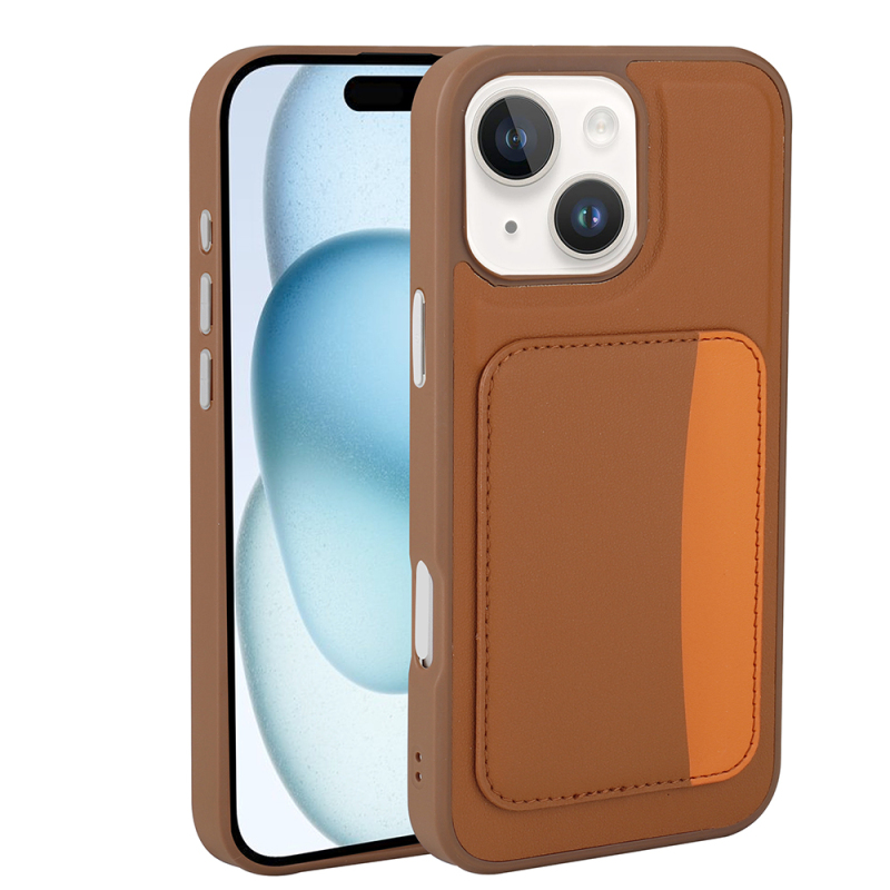 Apple iPhone 14 Kılıf Kartlıklı Zore X-Kart Silikon Kapak - 6