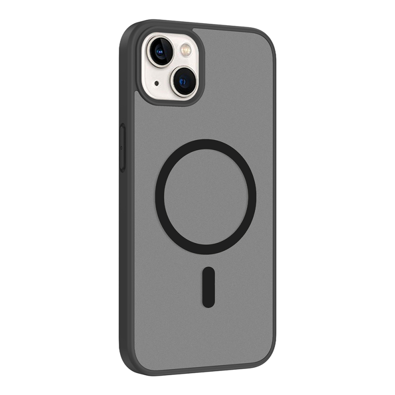 Apple iPhone 14 Kılıf M-safe Şarj Özellikli Zore Babet Kapak - 12