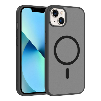 Apple iPhone 14 Kılıf M-safe Şarj Özellikli Zore Babet Kapak - 3