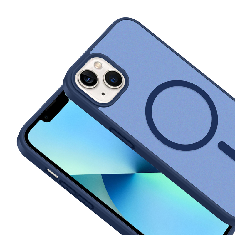 Apple iPhone 14 Kılıf M-safe Şarj Özellikli Zore Babet Kapak - 15