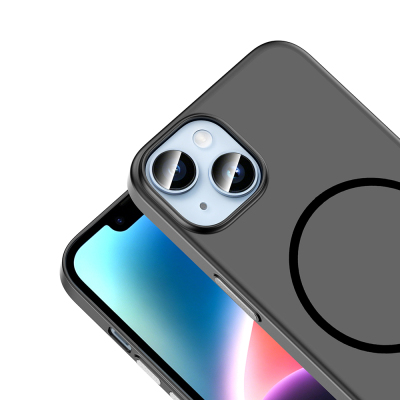 Apple iPhone 14 Kılıf M-Safe Şarj Özellikli Zore Lora PC Kapak - 16