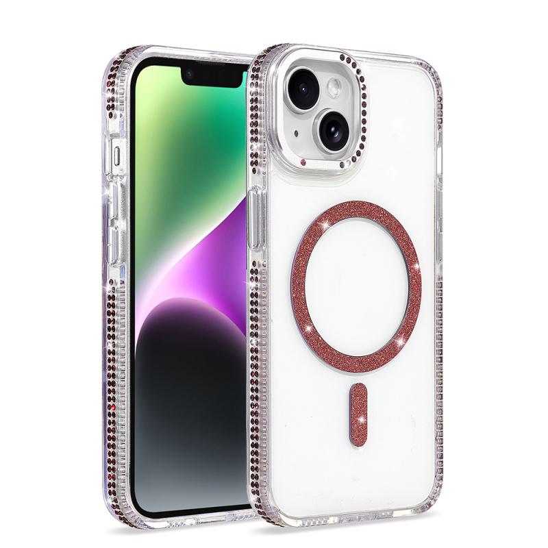 Apple iPhone 14 Kılıf M-safe Şarj Özellikli Zore Tera Silikon Kapak - 2