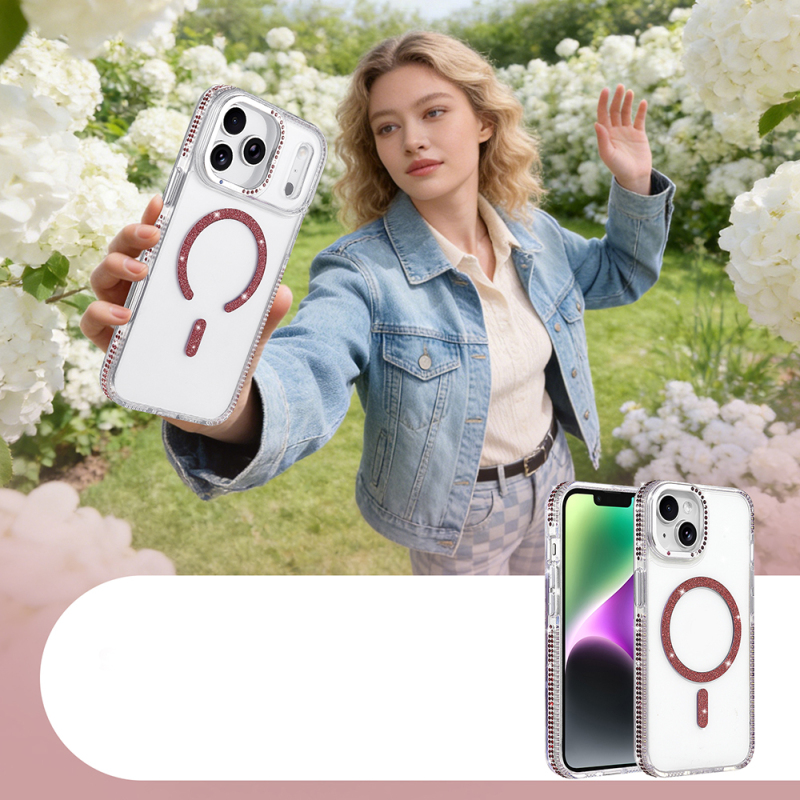 Apple iPhone 14 Kılıf M-safe Şarj Özellikli Zore Tera Silikon Kapak - 3