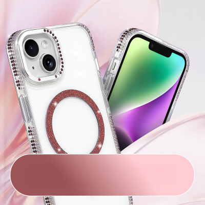 Apple iPhone 14 Kılıf M-safe Şarj Özellikli Zore Tera Silikon Kapak - 4