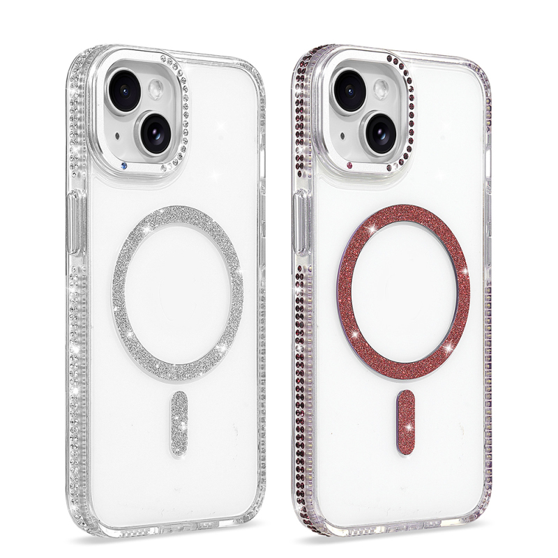 Apple iPhone 14 Kılıf M-safe Şarj Özellikli Zore Tera Silikon Kapak - 6