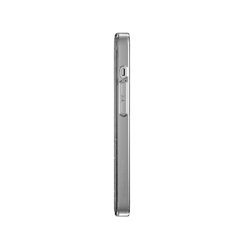Apple iPhone 14 Kılıf Magsafe Şarj Özellikli Parlayan Simli Şeffaf Lisanslı Switcheasy Starfield-M Kapak - 5
