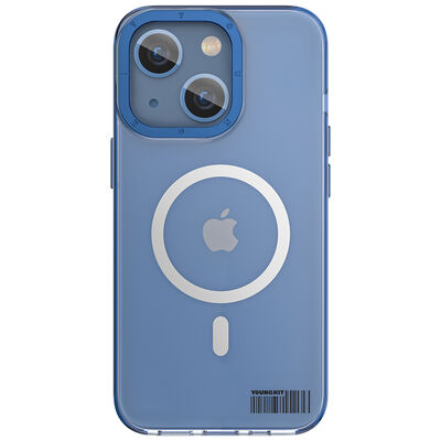 Apple iPhone 14 Kılıf Magsafe Şarj Özellikli Youngkit Coloured Glaze Serisi Kapak - 2