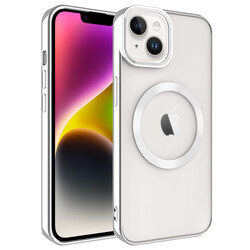 Apple iPhone 14 Kılıf Magsafe Wireless Şarj Özellikli Zore Setro Silikon - 5