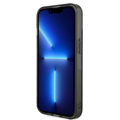 Apple iPhone 14 Kılıf Mercedes Benz Çift Katmanlı Yıldız Desenli Dizayn Kapak - 14