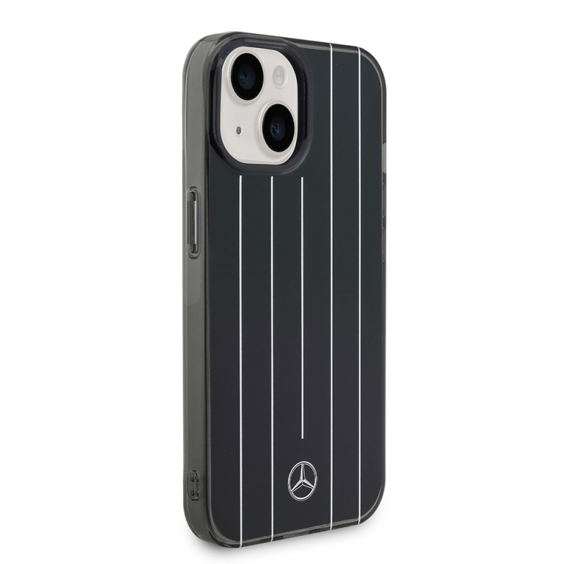 Apple iPhone 14 Kılıf Mercedes Benz Orjinal Lisanslı New Urban 3 Sert PC Paralel Çizgi Desenli Kapak - 6