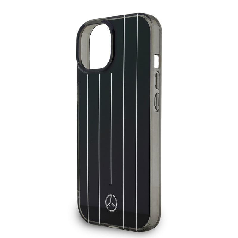 Apple iPhone 14 Kılıf Mercedes Benz Orjinal Lisanslı New Urban 3 Sert PC Paralel Çizgi Desenli Kapak - 8