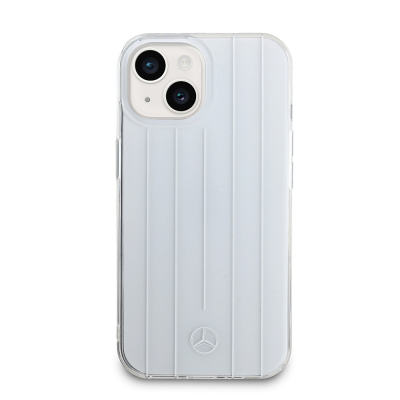 Apple iPhone 14 Kılıf Mercedes Benz Orjinal Lisanslı New Urban 3 Sert PC Paralel Çizgi Desenli Kapak - 10
