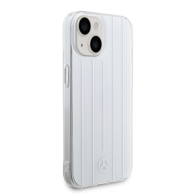 Apple iPhone 14 Kılıf Mercedes Benz Orjinal Lisanslı New Urban 3 Sert PC Paralel Çizgi Desenli Kapak - 11